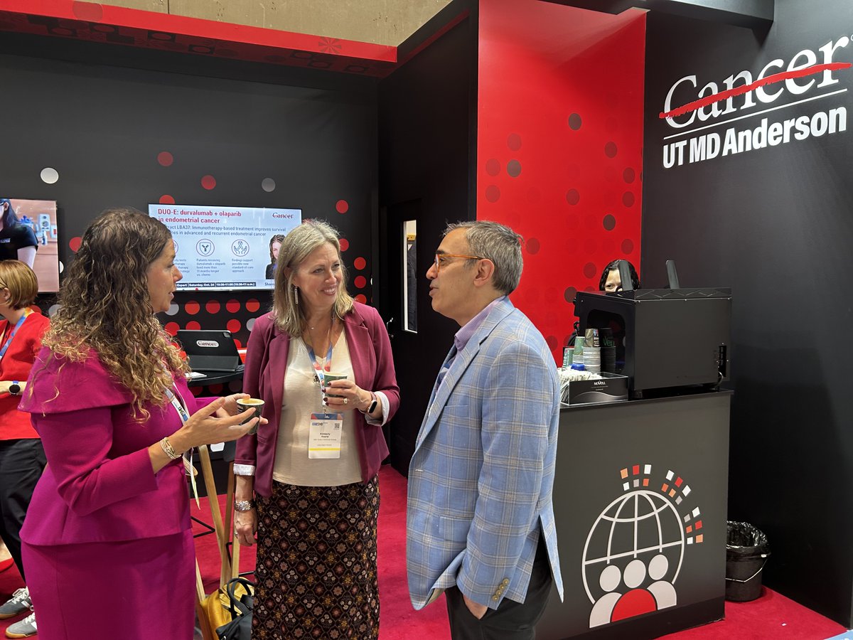 UTMDAnderson's tweet photo. After #ESMO26, we’re grateful for the conversations, connections and discoveries shared with the global oncology community. Together, we’re advancing cancer research and care to bring new possibilities to patients.

Missed something? Explore our ESMO coverage: https://t.co/30w9Z5ChhE

#EndCancer