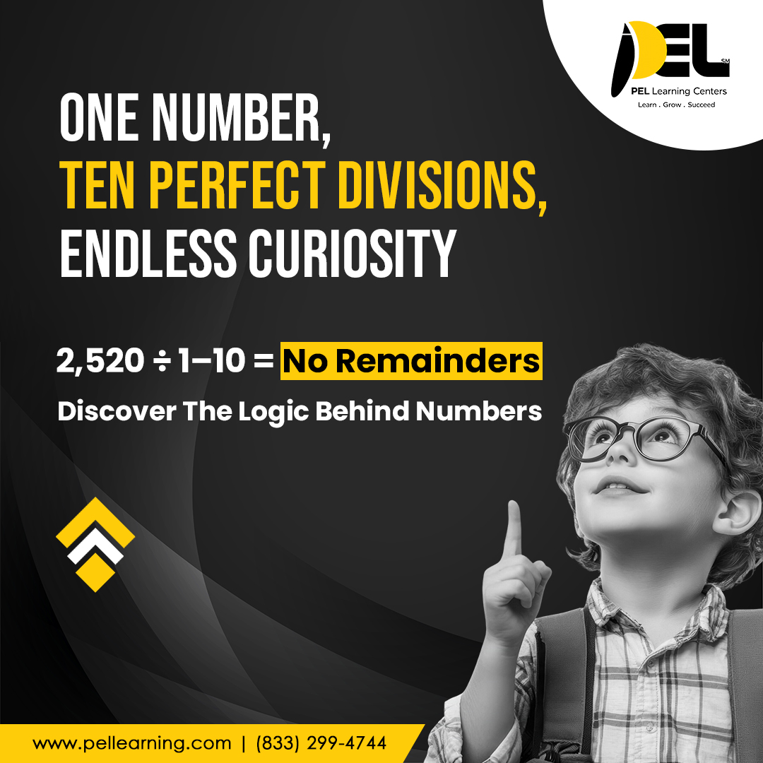 hafung's tweet photo. Did you know 2,520 is divisible by every number from 1 to 10? Explore fascinating number patterns and build mathematical thinking with PEL Learning!
https://t.co/vokr0ECttg
#MathFacts #MathLearning #MathEducation #NumberPatterns #ProblemSolving #MathSkills #PELlearningCenter https://t.co/GPDj7QxS4M