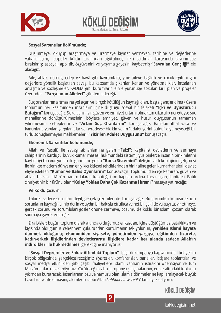KokluDegisim tweet picture