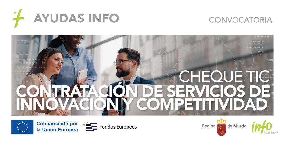 infoRMurcia's tweet photo. ⏰ ¡Mañana termina el plazo para inscribirte en el webinar «Licitaciones y Proyectos EU como Plataformas para la Internacionalización»!

Aprende a identificar microlicitaciones, buscar socios y acceder a proyectos europeos.

⬇️ https://t.co/Jbdg5vDRE8