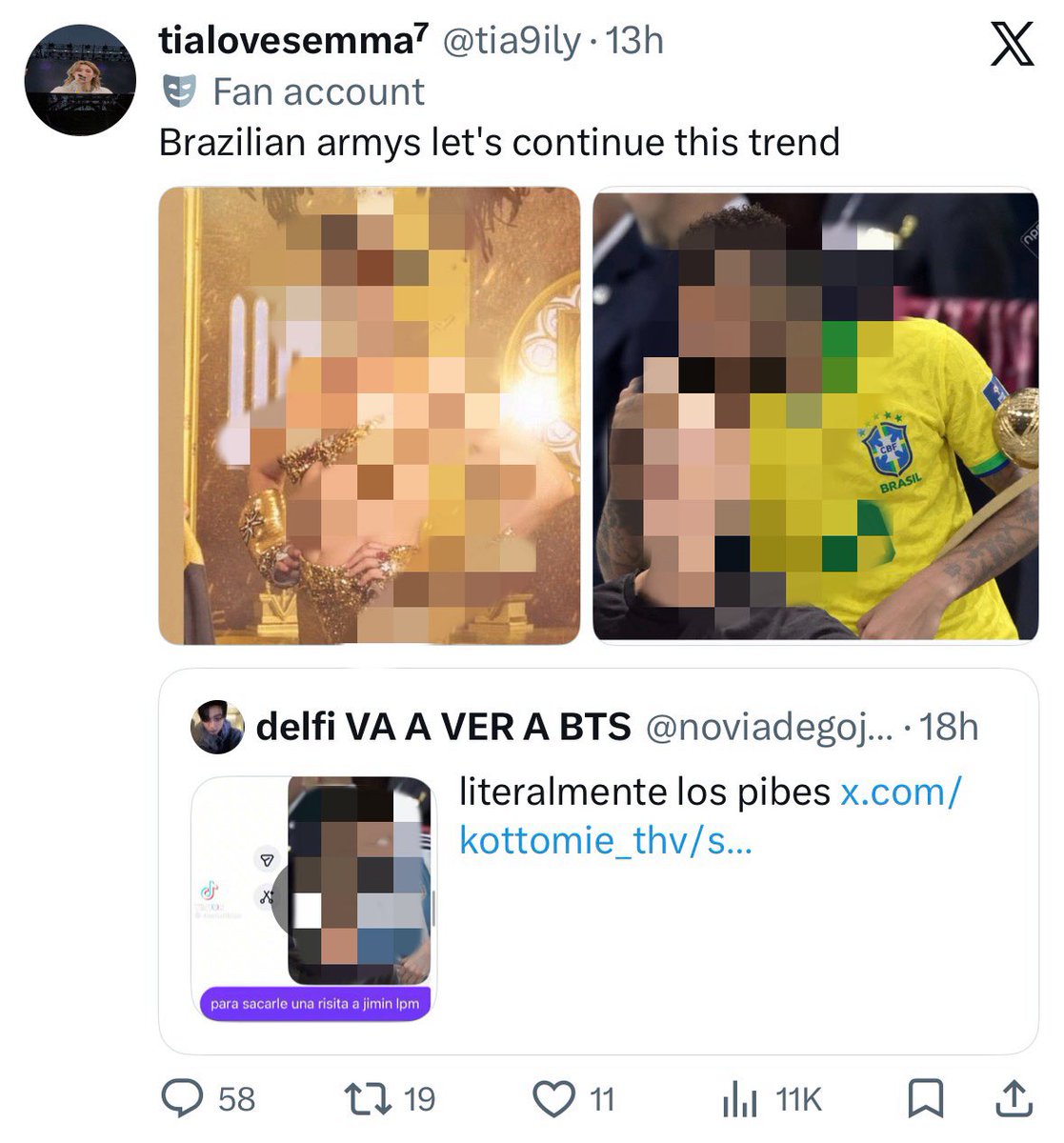Jiminreport_'s tweet photo. this is an anti account pretending to be a jm stan to set him up for hate. report and block. @tia9ily 

permanent link: 
https://t.co/6tcmGCoJ2G https://t.co/FKGVoSELfk