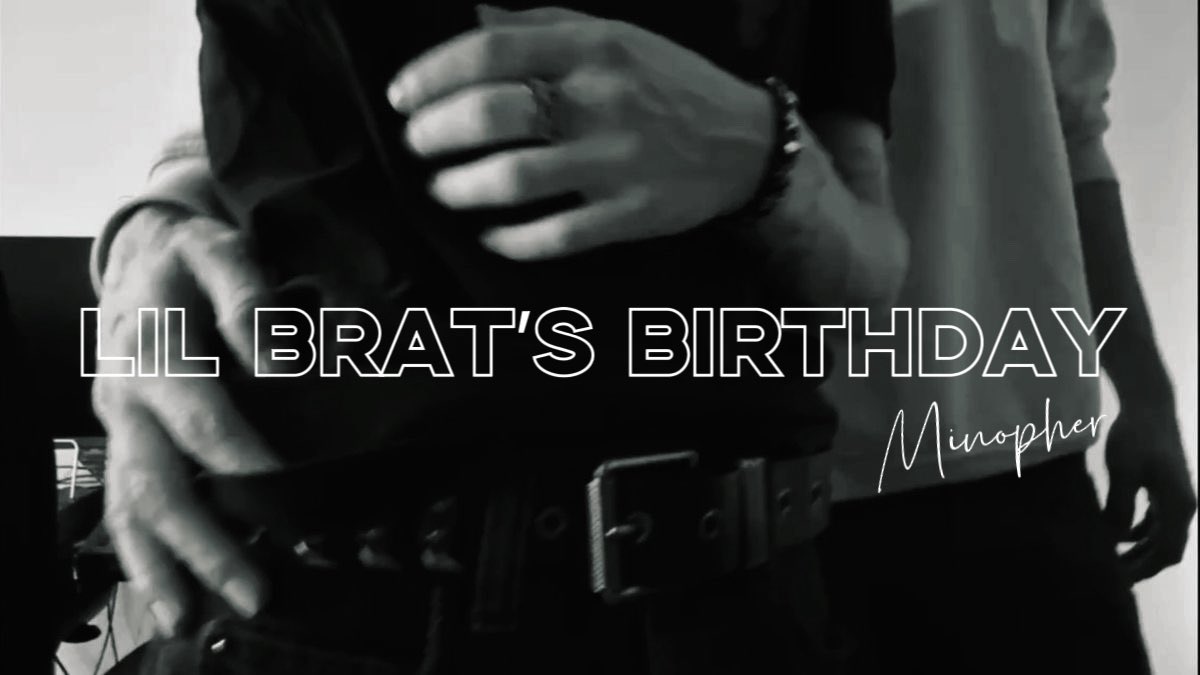 minopher's tweet photo. Lil Brat’s Birthday

[banginho/minchan 🔞 AU] https://t.co/XUDqgOzXj8