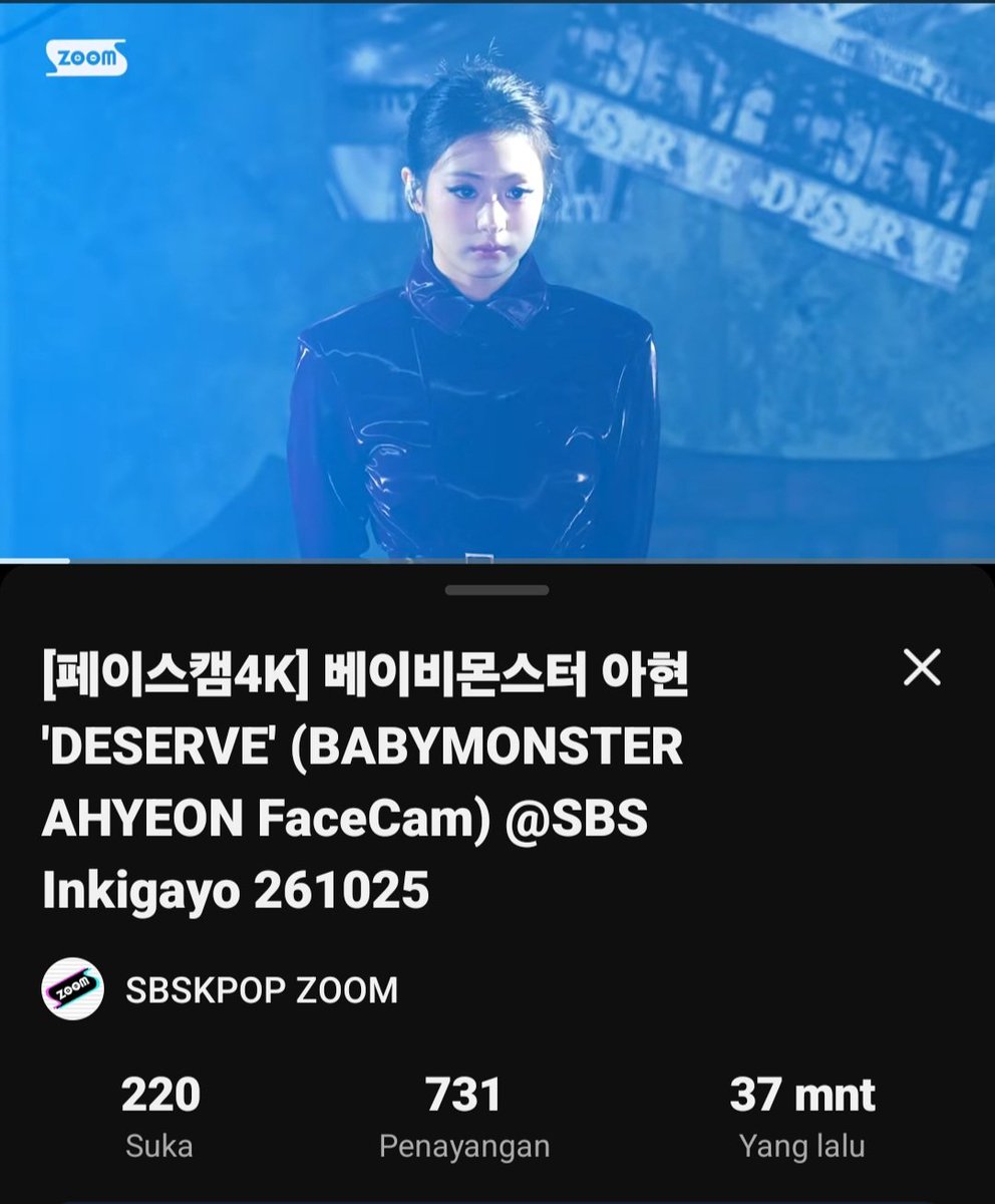evilynxmtv's tweet photo. Hyeonies, don't forget to stream Ahyeon's fancam.🦋😊 Link video : https://t.co/wkbMJk9zHB
#AHYEON #BABYMONSTER https://t.co/WauHuqOrg2