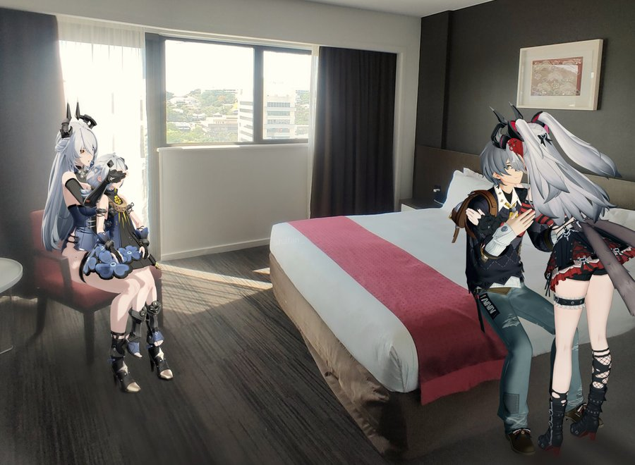 RedSolFire's tweet photo. Eldreda and Dracaene sitting there taking notes, waiting for their turn while Lindverne and Wise are already heading straight to smacktown https://t.co/XjXeRKU37f