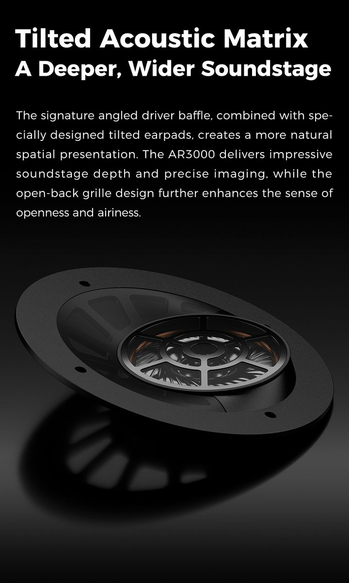 auneaudio's tweet photo. [#Giveaway] Aune AR3000 Open-Back Over-Ear Headphones, Now Available.
☞ Distributors: https://t.co/RMS1KFB8af
☞ Learn more: https://t.co/MUyjzthIV0
🎁Follow &amp; Retweet for a chance to win a pair of IR300 IEMs!
⏰Closes on Nov 4, 2026 (Beijing Time)
#headphones #hifi #audiophile https://t.co/yXqAVOXmQU