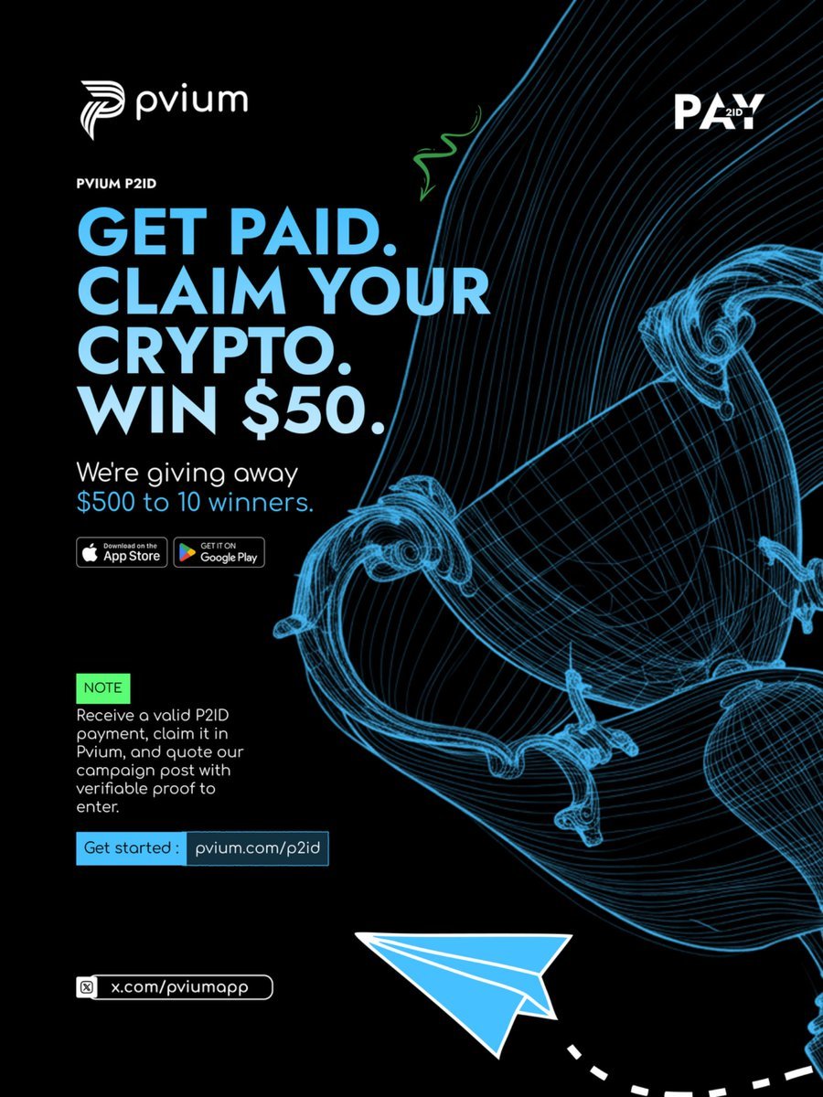 Baltomisin10's tweet photo. If you are having a boring day and you don't know what to do 

Well here's an Alpha 

Pvium is Hosting a $500 giveaway for their newest Feature P2ID 

$50 to 10 people 

Here's how https://t.co/BavSiTjMUS