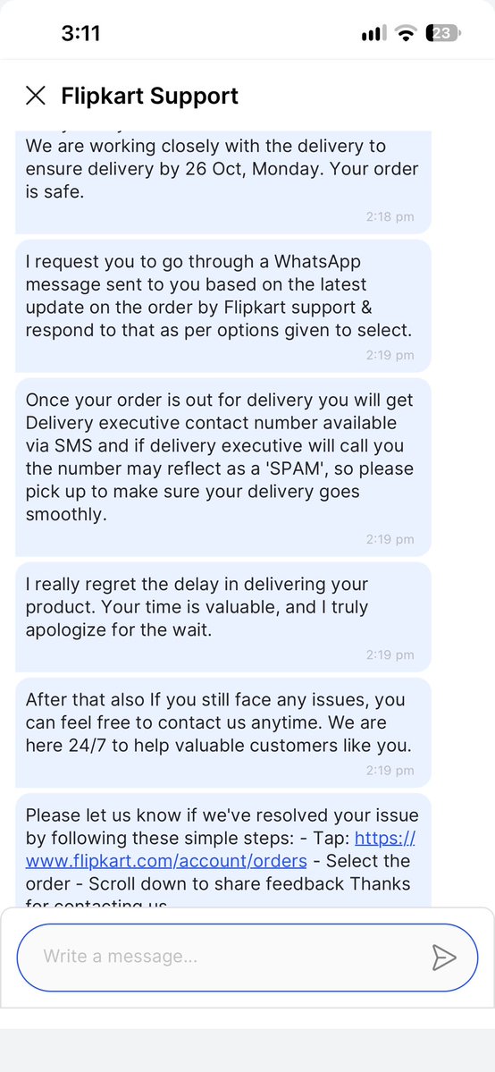 SantanuDas66938's tweet photo. @Flipkart @flipkartsupport @Flipkart @flipkartsupport #FlipkartScam #FlipkartBigScamDays #FlipkartDelay https://t.co/fRgfB4AuHz