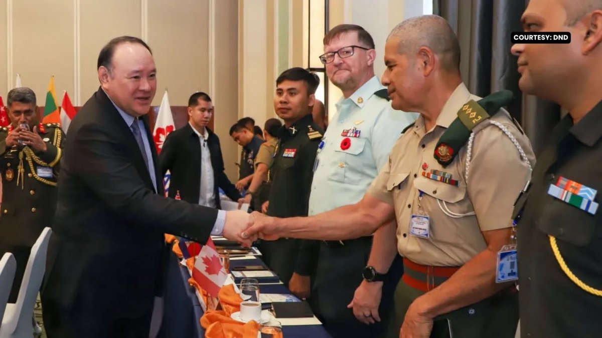 ScreencapMedia's tweet photo. #NewsUpdate: Defense Secretary Gilberto Teodoro Jr. raised the possibility of expanding Status of Visiting Forces Agreements with like-minded countries to strengthen military cooperation
READ THE FULL STORY:  https://t.co/ezDBmEU804 https://t.co/9XUHkqMvLF