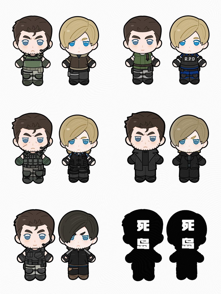 Kkblue5nrq's tweet photo. #chreon 
 #ResidentEvil https://t.co/pqbQKt236h