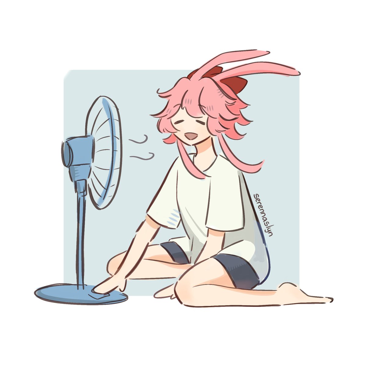serennaslyn's tweet photo. the weather is unusually hot recently #evanescia https://t.co/l1MQEZ7bG6