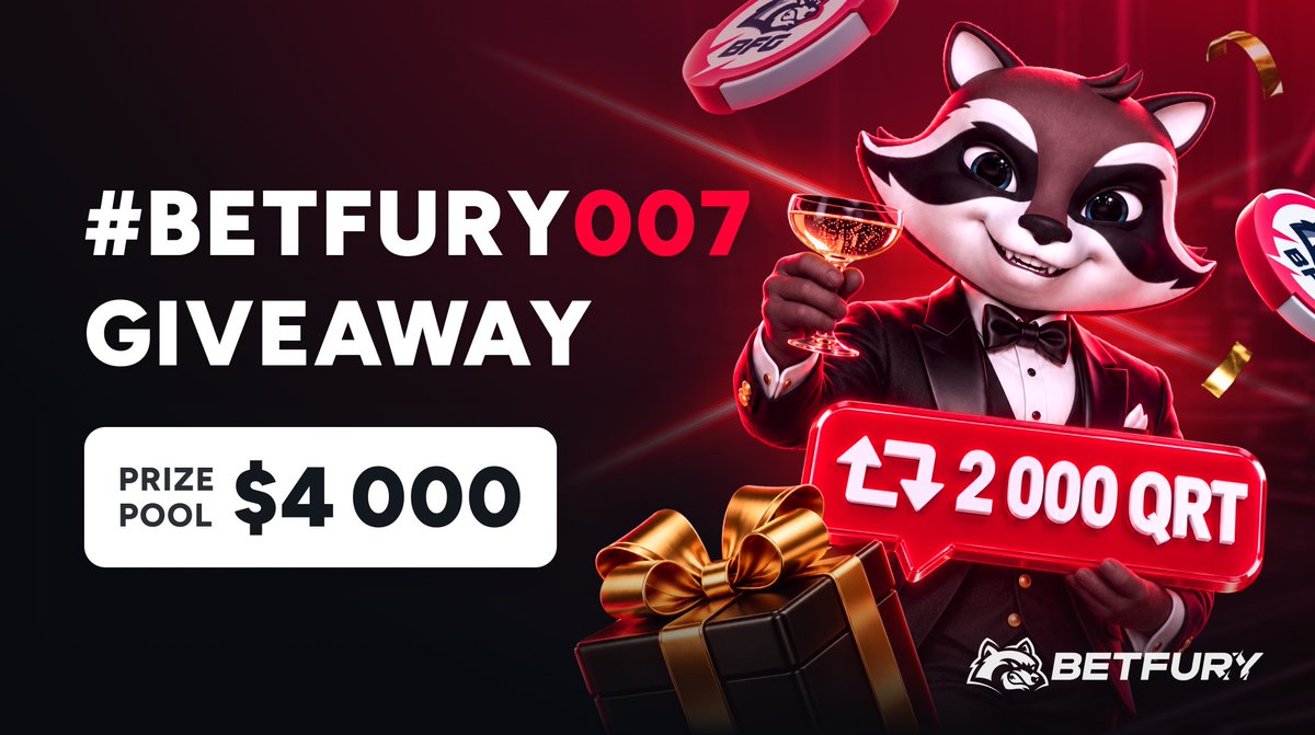 betfury_gaming's tweet photo. BetFury celebrates #Birthday007 😎
→https://t.co/BpcYnCGmHj

Your 1st task starts now! Get this post to 2K Quotes→ unlock $4 000 in BFG

✅Quote this post with “I'm joining Birthday 007”
✅Add #BetFury007 + BetFury username

Once unlocked, 20 random agents each win $200 in BFG https://t.co/8cuaq3hQ8G