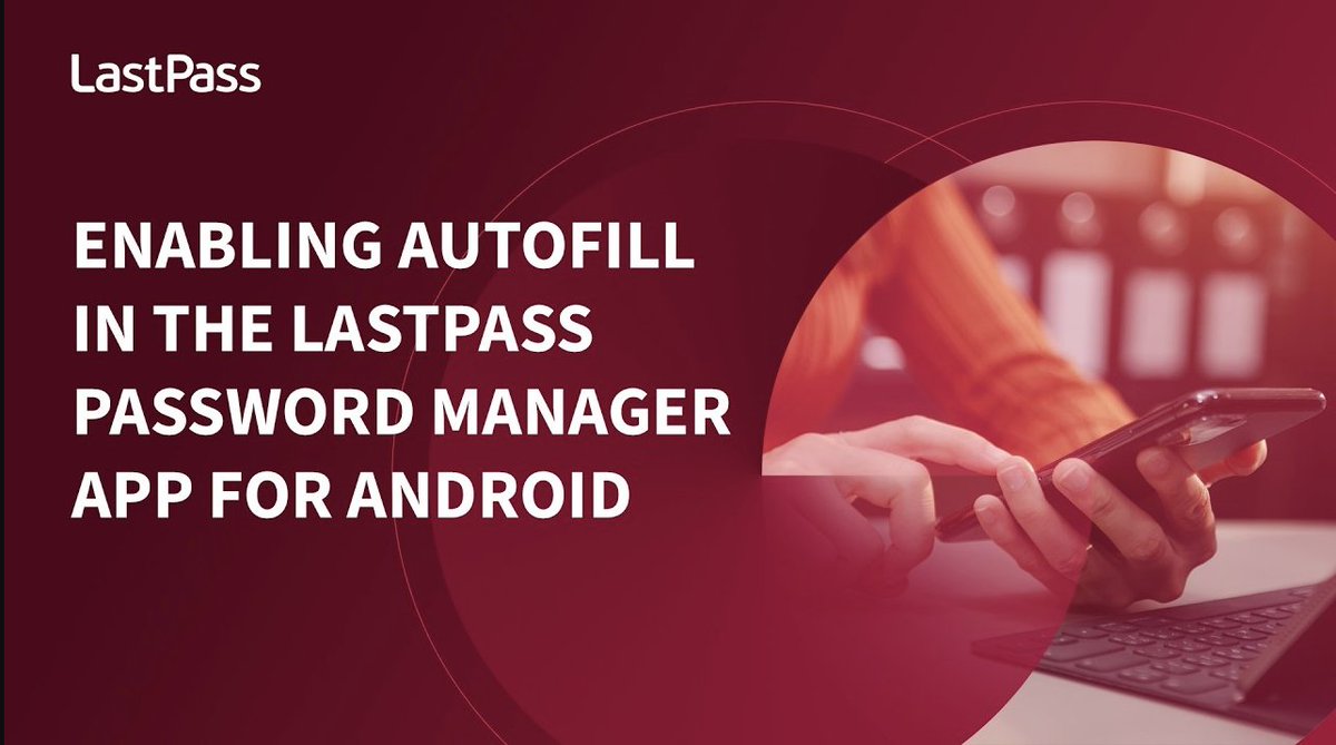 LastPass's tweet photo. Did you know you can set up LastPass Autofill on Android in just a few minutes?
 
Once enabled, LastPass can automatically fill your credentials across supported apps and websites, helping save time while keeping passwords secure.
 
🔗 https://t.co/5Ka6ypdmvk https://t.co/oXFaOzUg9l