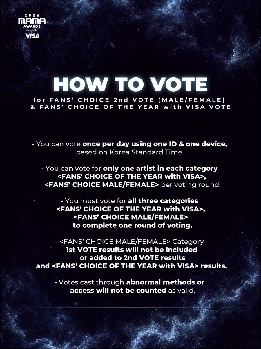 IdleSaturn7's tweet photo. HOW TO VOTE IN MNET+ APP. 💜

#2026MAMA https://t.co/VxOTZMeYee