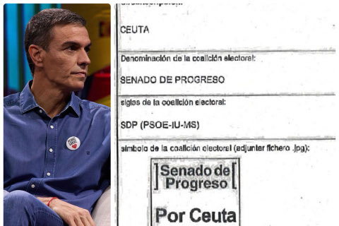 joan161954's tweet photo. El PSOE quita su logo y nombre de la papeleta al Senado por Ceuta: pánico a desaparecer de la ciudad. La candidatura aparece bajo la denominación 'Senado de progreso por Ceuta', sin el nombre ni el logotipo socialista, a diferencia de lo que ocurre en el resto de España!!! 🥴🥴🥴 https://t.co/bew61djp9N