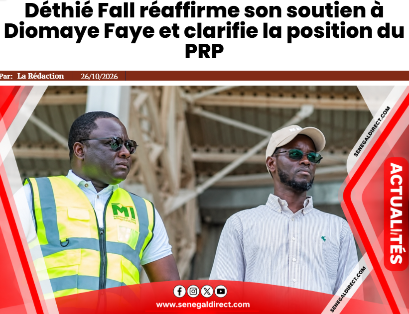 senegaldirect's tweet photo. Déthié Fall réaffirme son soutien à Diomaye Faye et clarifie la position du PRP https://t.co/kTylJgNDNk via @Senegal Direct #SenegalDirect #DethieFall #DiomayeFaye #OusmaneSonko #PRP #YewwiAskanWi #PolitiqueSénégalaise #RFMMatin #ActualitéSénégalaise https://t.co/KbYU28iTHg