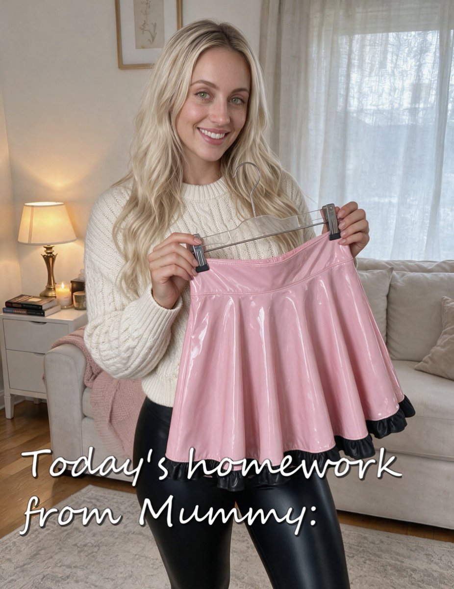 GoddessJulie__'s tweet photo. 🚨💗 SISSY HOMEWORK ASSIGNED! 💗🚨

Mummy picked your outfit, princess… and NO, you don’t get to negotiate. 😈🎀

💗 Pink shiny skirt — mandatory.
👠 Black heels — NON-NEGOTIABLE.
⏰ All day — NO changing.
💋 Excuses — NOT accepted.

Good sissies follow instructions. Naughty sissies get extra homework. 😘

👇 ROLL CALL, PRINCESSES! 👇

Comment “YES MUMMY 🎀” if you’re accepting today’s assignment.

Mummy’s checking every single comment. 👀💕