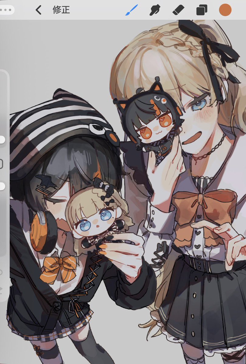 ni77aaa's tweet photo. 一生完成しなさそうなミリココかわいいから載せちゃお https://t.co/p1xWfUA3Xd