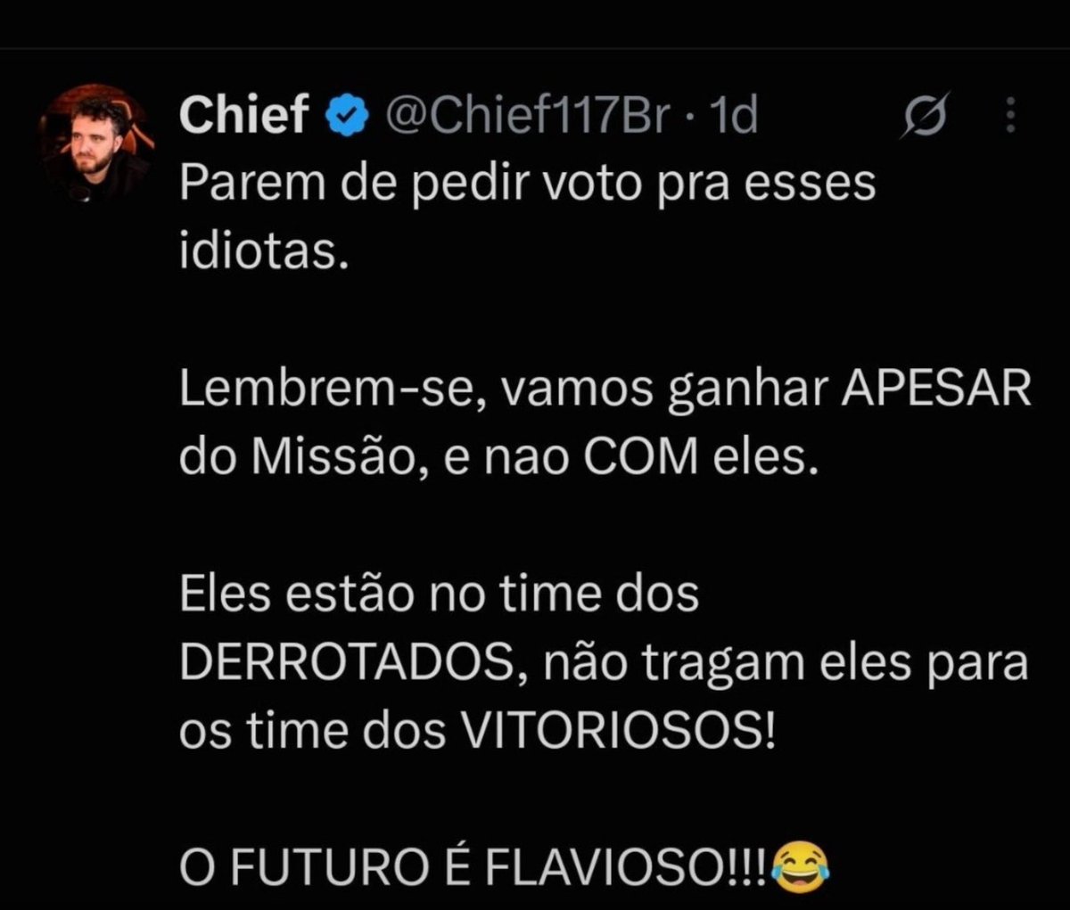 CascaGrossaReal's tweet photo. Amigos patriotas, já agradeceram a Baleia Gamer hoje?

Ele contribuiu bastante com esse resultado! https://t.co/SeHkZ24R7U
