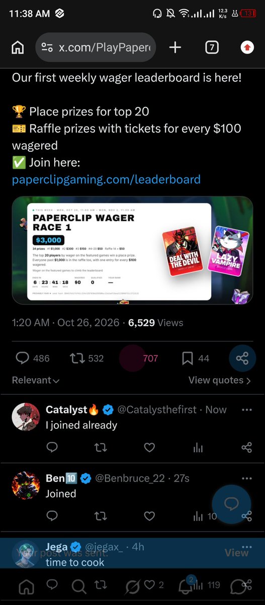 Catalysthefirst's tweet photo. @vyyker @PlayPaperclip Evidence choke gan

CeHYj1MqGQaSvwz6tdFRygwLmYMsaU5iwy8C98waaCUF https://t.co/tkMfzo6Xqs