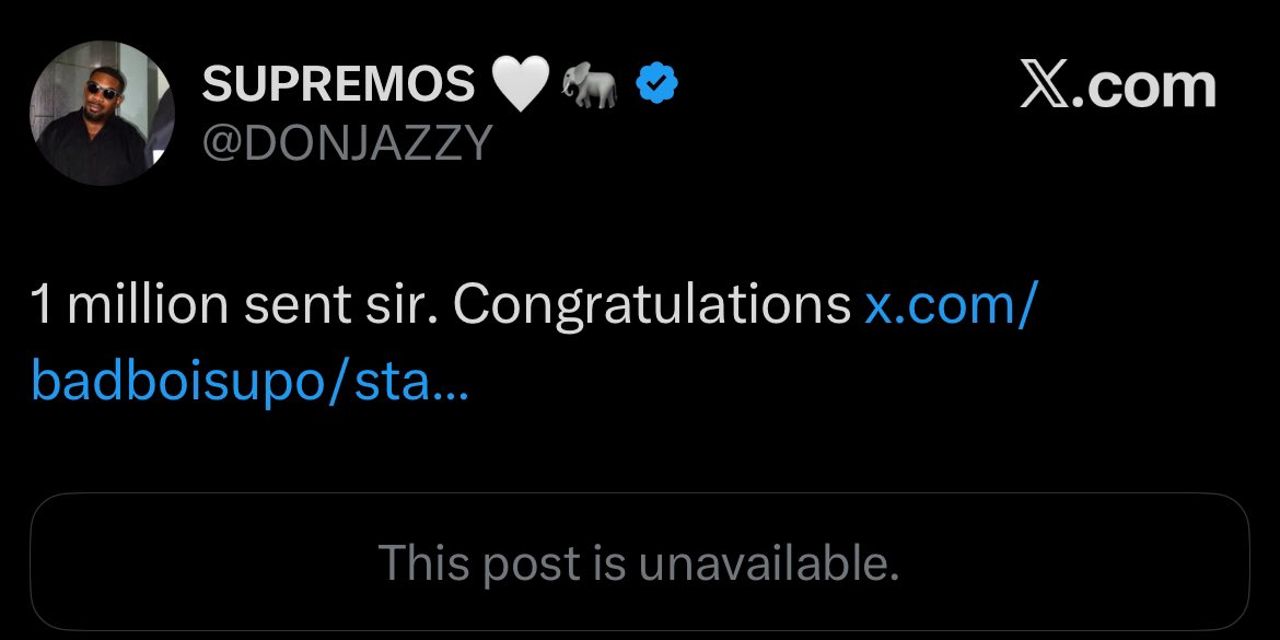 BuildWithUG's tweet photo. did biggest @DONJAZZY actually send them money and they deleted the account details, they commented after receiving the money https://t.co/Uq9PFY6tA5