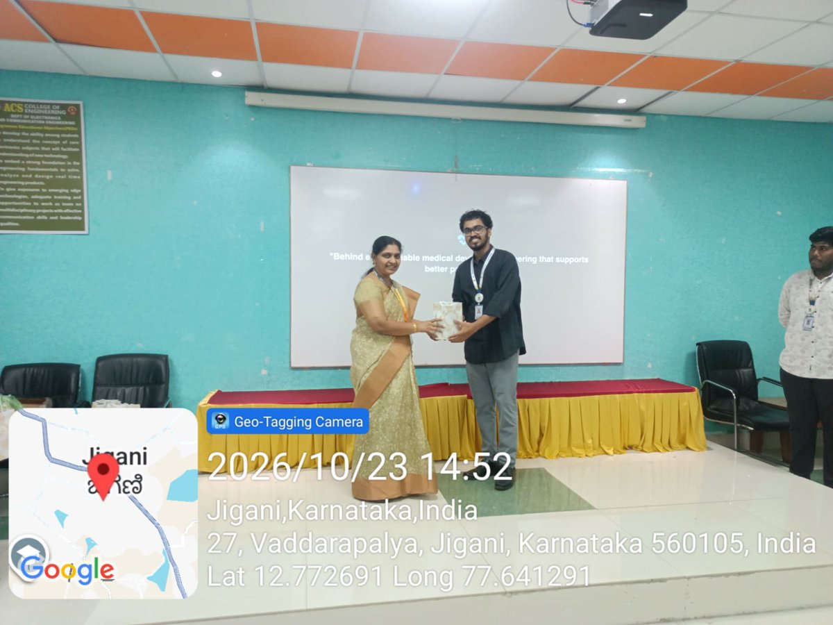 acscebangalore's tweet photo. 🧬🚀 #DrACSCE successfully conducted #BioVenture2026 with the #BIONIXClub! 🌟 The event promoted peer learning, hands-on knowledge sharing, innovation &amp; collaboration, inspiring future biomedical innovators. 🎓✨ #BiomedicalEngineering #PeerLearning #Innovation #FutureInnovators https://t.co/Z6ghJhJsXT