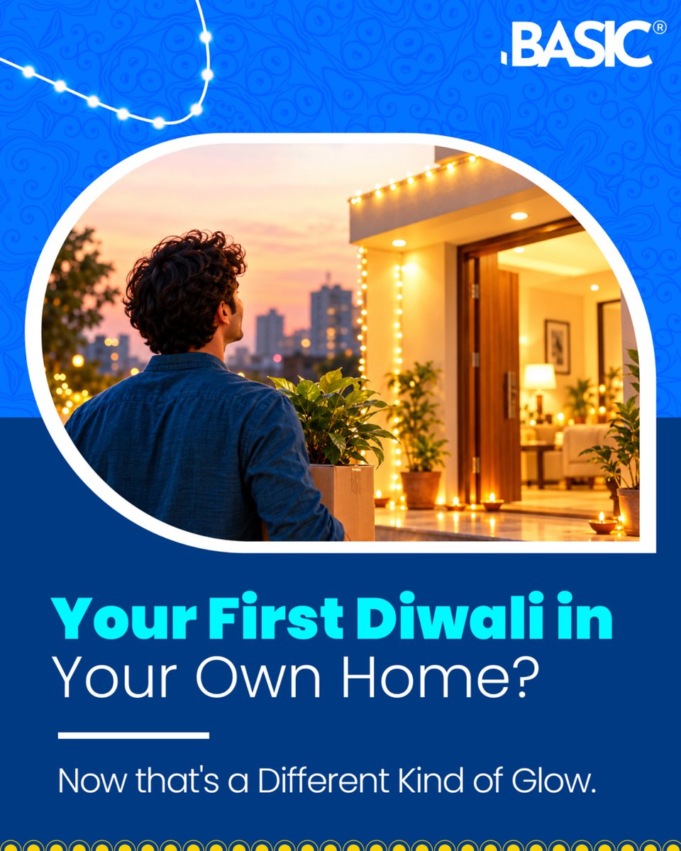 LoanBasic's tweet photo. Some celebrations feel a little more special.

The joy of decorating every corner, welcoming loved ones, and filling a space with warmth, laughter, and festive cheer. 

Here's to turning a house into a home, one beautiful tradition at a time.

#BASICHomeLoan #ThatGharWaliFeeling #FirstDiwali #DiwaliAtHome #FestiveFeels #HomeSweetHome #DiwaliCelebrations #NewBeginnings
