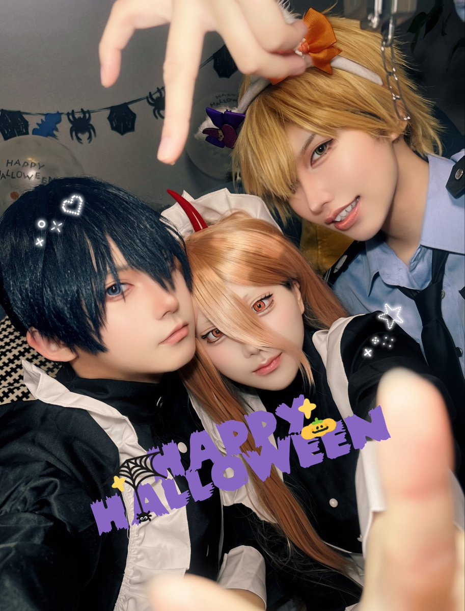 hyze813's tweet photo. cos 早川家
創作ハロウィン~🎃🦇 https://t.co/s6iEcm8GfS
