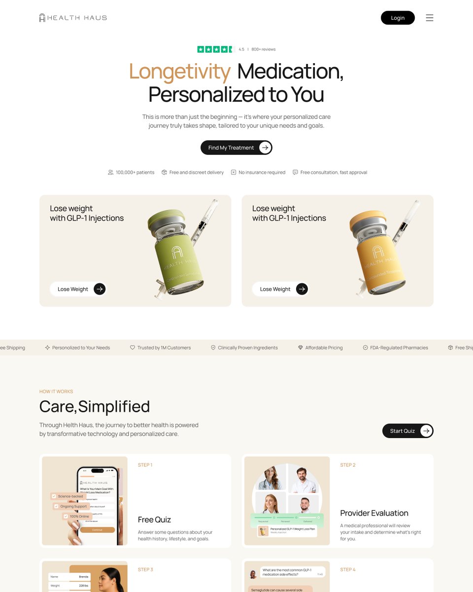 ui_sofiia's tweet photo. One telehealth brand. Three color directions. One final decision. 👀

For Health Haus, I explored three distinct visual moods: fresh pastels, clean neutrals, and warm earthy tones.

The client made their choice in under a minute. 😅

Which direction do you think won? 👇

#WebDesign #UIDesign #EcommerceDesign #telehealth #uxuidesigner
