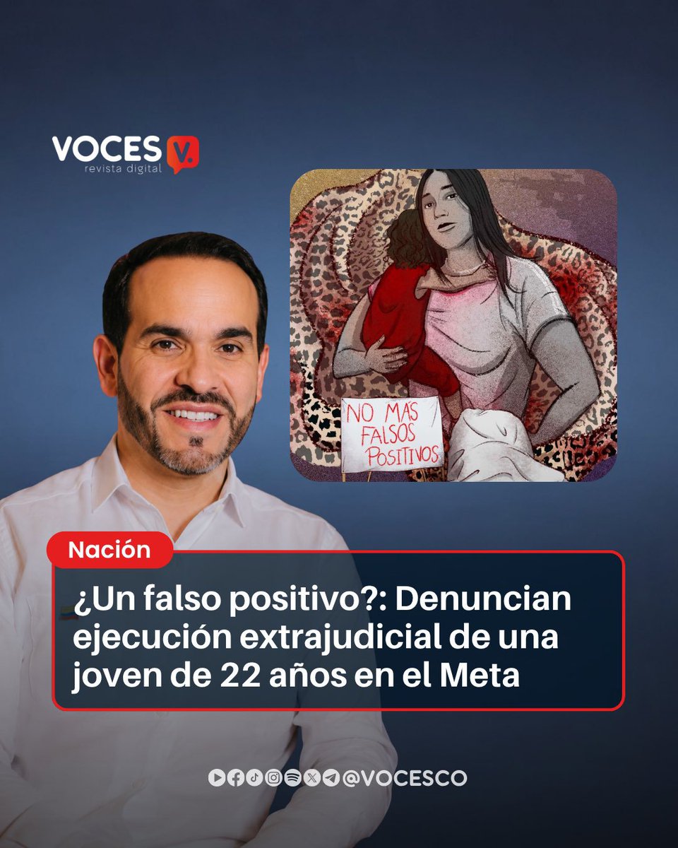 Eclides3's tweet photo. NUEVO FALSO POSITIVO.
 La muerte de Yasmín Rodríguez, una joven de 22 años y madre de una bebé de 16 meses, desató cuestionamientos en Puerto Rico, Meta, luego de que el Ejército la señalara como presunta integrante de las disidencias de las Farc.
CON EL FILIPICHÍN TODO ES FALSO https://t.co/ZLWHLg5qUR