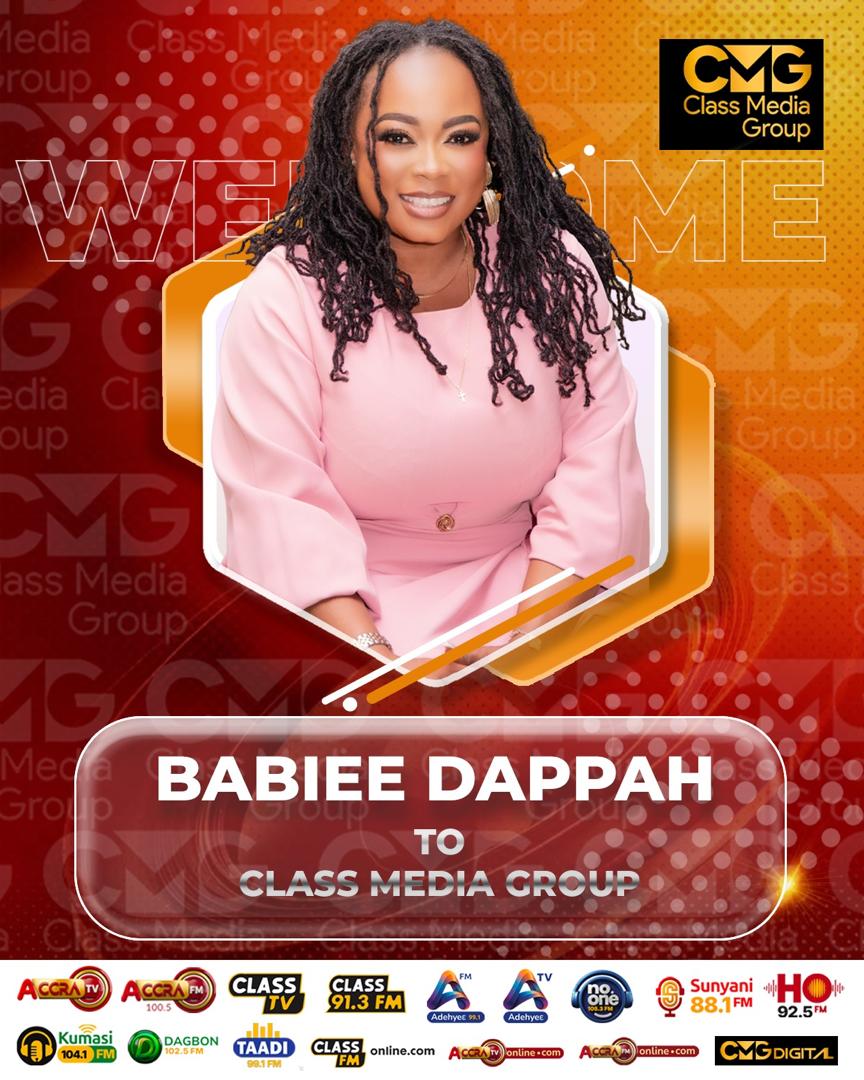 accratv's tweet photo. CLASS DRIVE is going to get better from today. Introducing the LADY Babiee Dappah on the DRIVE Seat.
Let's WELCOME her to the Class Media Group family as she Hosts the CLASS DRIVE on Class 91.3 Fm.
#accratv #classmediagroup https://t.co/6sbX36o71m