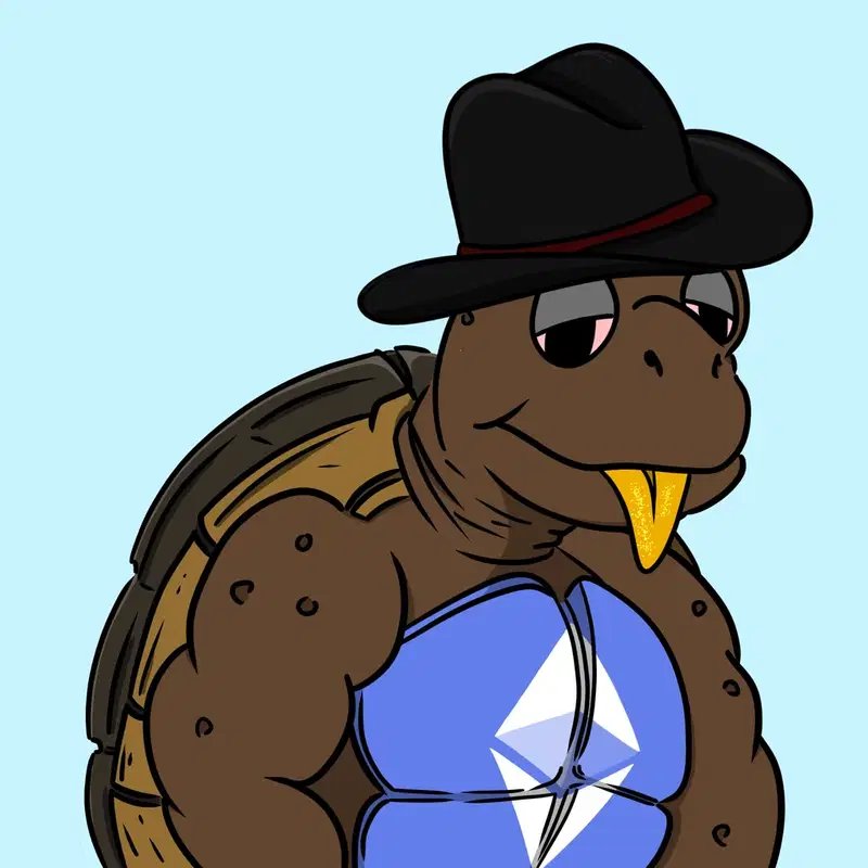turtlecrobot's tweet photo. Turtles NFT #4227 minted by 0x1cb4...19e 💛💨🤠

Mint here: https://t.co/1cayogIOm0 

#Ethereum $ETH https://t.co/Sw9vk7054Z