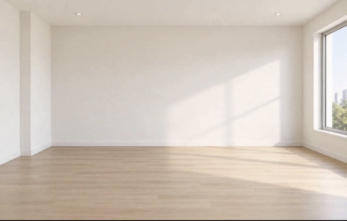 Hamiversez's tweet photo. Everyone, try uploading an empty room photo to AI with this prompt:

“Fill this room based on everything you know about me. Make it beautiful and ridiculously extra.”

Show me your results 👀 https://t.co/uMn2swccfs