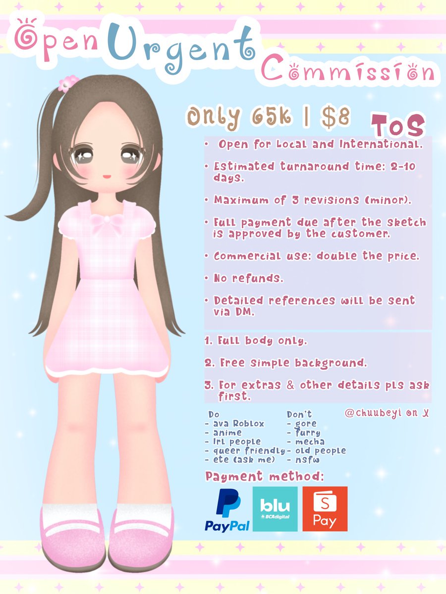 chuubeyi's tweet photo. @xoxovenivebo bolehh kak diskon 15% untuk chibi https://t.co/E1BEs2E5OS