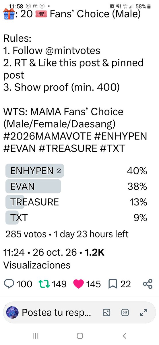 vampireviol3t's tweet photo. @mintvotes For #ENHYPEN https://t.co/EgOV8tfHiF