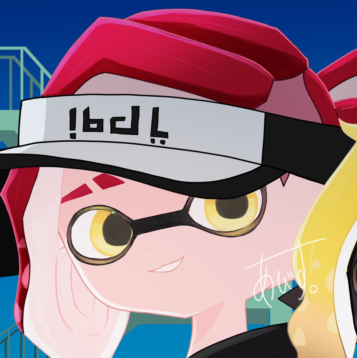 Abyss_squiffer's tweet photo. 💙🤍❤️イカの顔 https://t.co/ojDpBoBPCb