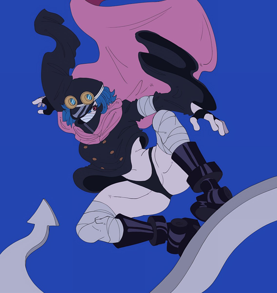 Kitori_Zeno's tweet photo. I have a headcanon that Gunko has muscular thighs 😭🥀 #ONEPIECE〜 https://t.co/XtqJojMSGg