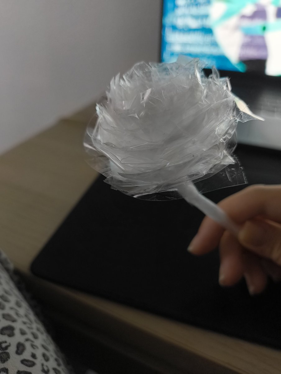 internet_nova's tweet photo. Flower made out of tape, ts took like 2 hours holy shit it looks like straight ass https://t.co/jW2Yl82EPd