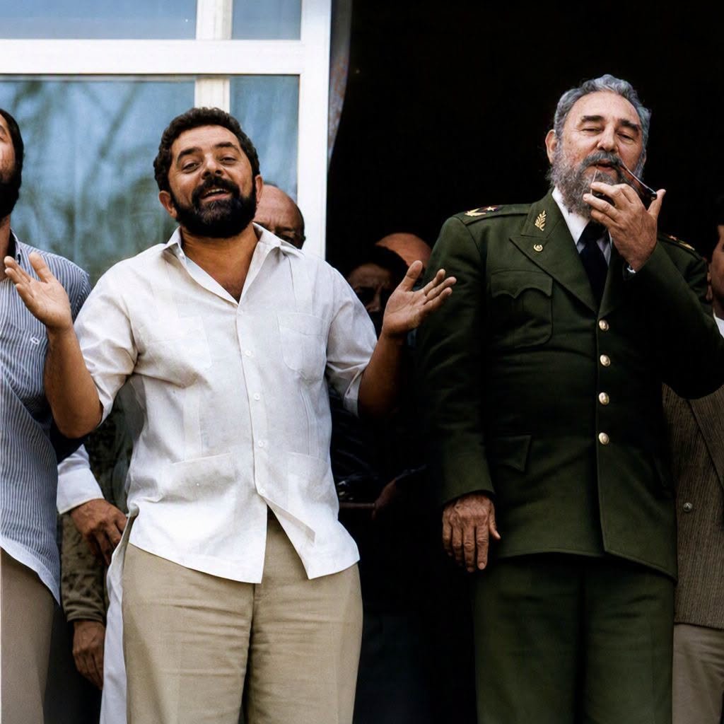 Guerrerotony161's tweet photo. Lula y Fidel, grandes amigos.
#LulaPresidente https://t.co/ahlQCve48d