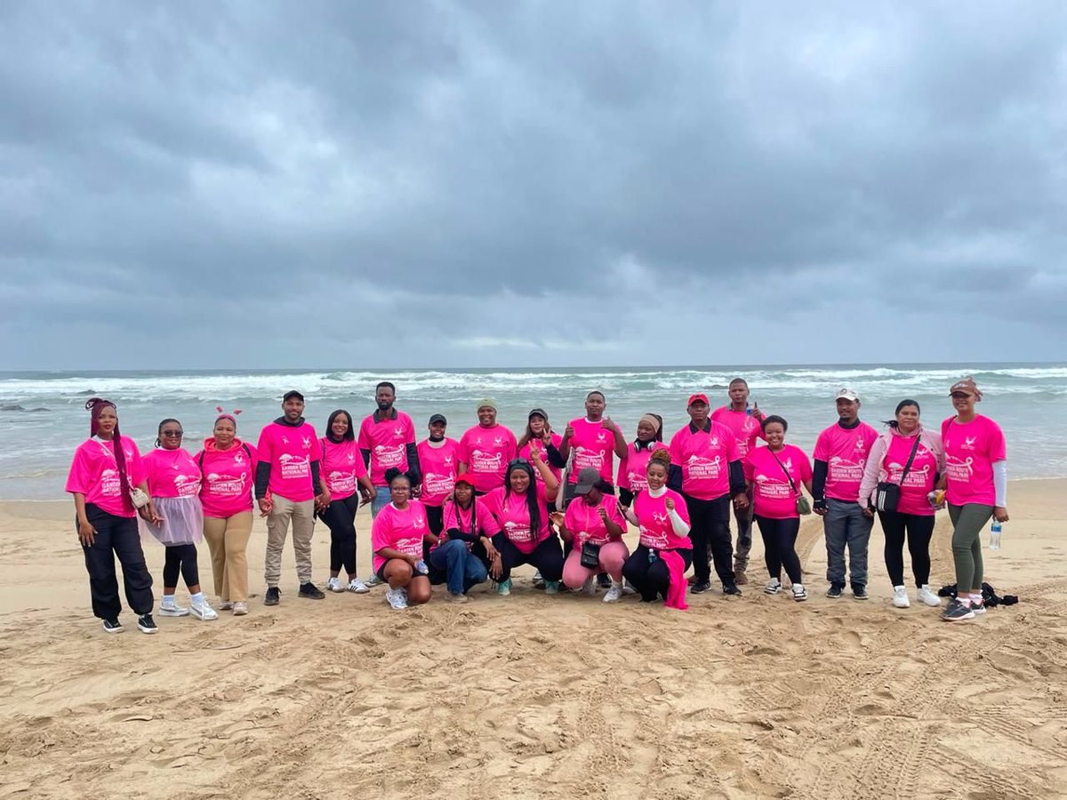 SANParks's tweet photo. Garden Route National Park Hosts Annual Cancer Awareness Walk

The Garden Route National Park reaffirmed its commitment to employee wellness and community health by hosting its annual Cancer Awareness Walk on Thursday, 22 October 2026. The event brought together employees and community members to raise awareness about cancer, promote early detection and show support for those affected by the disease.

Despite unfavourable weather conditions, more than 150 employees and community members participated in the 4.5-kilometre walk, which started at Wilderness Marine Drive and concluded at Salinas Beach: https://t.co/FT6X5VhyZf