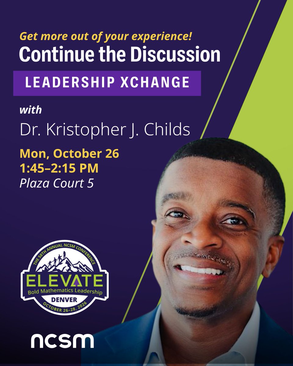 MathEdLeaders's tweet photo. Good morning, Denver! It's DAY ONE of #NCSM2026!

From our LIVE podcast recording to inspiring Major Sessions and engaging Spotlight Sessions, today is packed with bold ideas, powerful conversations, and opportunities to connect. https://t.co/2vadDqssUX https://t.co/xaAeimmpXU