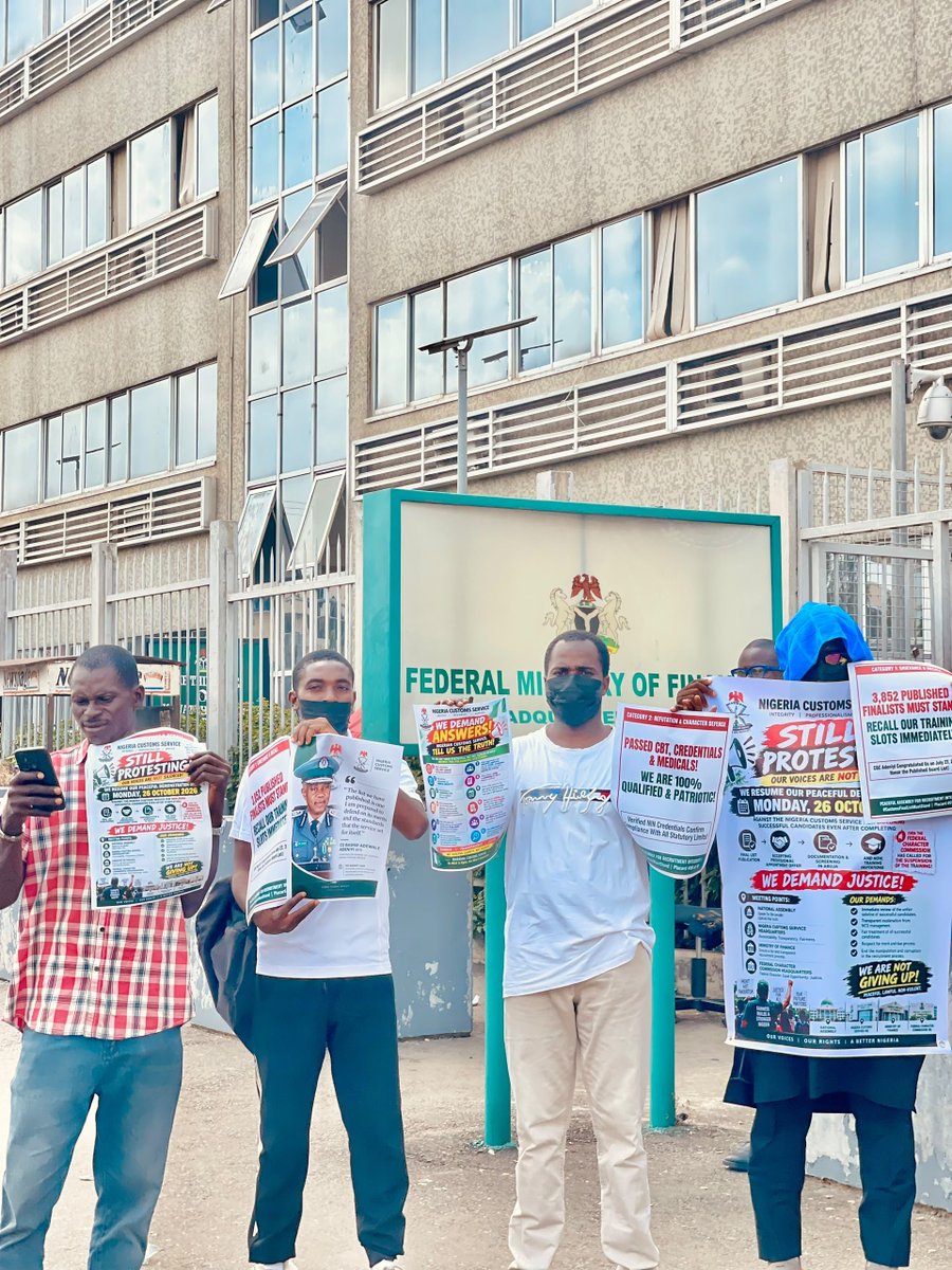 YouthAdam1's tweet photo. Our names were sidelines in the final list of the Nigerian Customs Service. We need justice. https://t.co/xkICGNN8zU