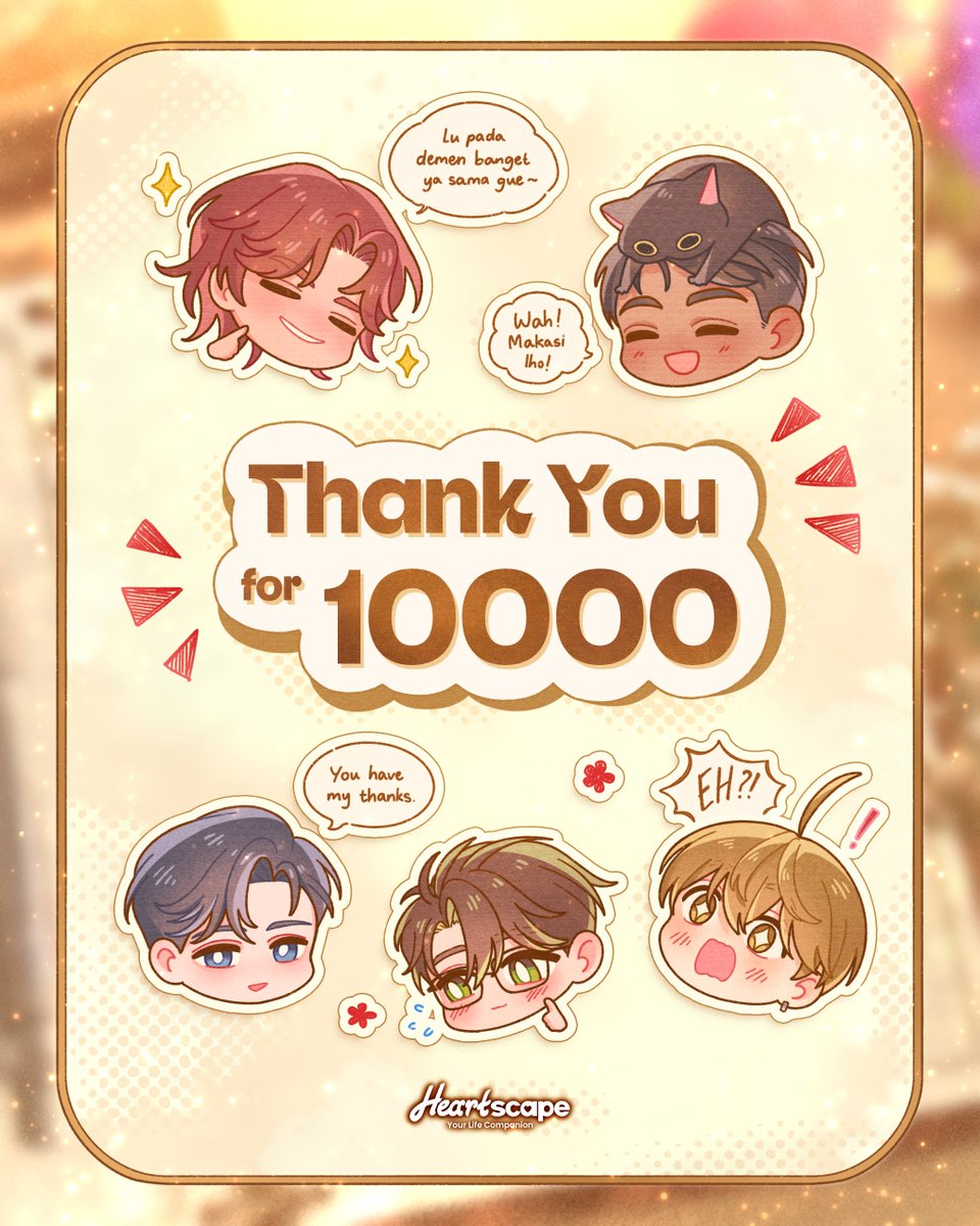 heartscape_id's tweet photo. 🎉HAPPY 10K HEARTSCAPE DOWNLOADS!💕

Tidak terasa, kini kita sudah mencapai 10.000 downloads! 🥹 Terima kasih banyak atas dukungan, antusiasme, dan kehadiran kalian yang telah menjadi bagian dari perjalanan Heartscape!

Kami akan terus meningkatkan dan ciptakan kualitas game terbaik di masa depan! 💕
#Heartscape #hearties