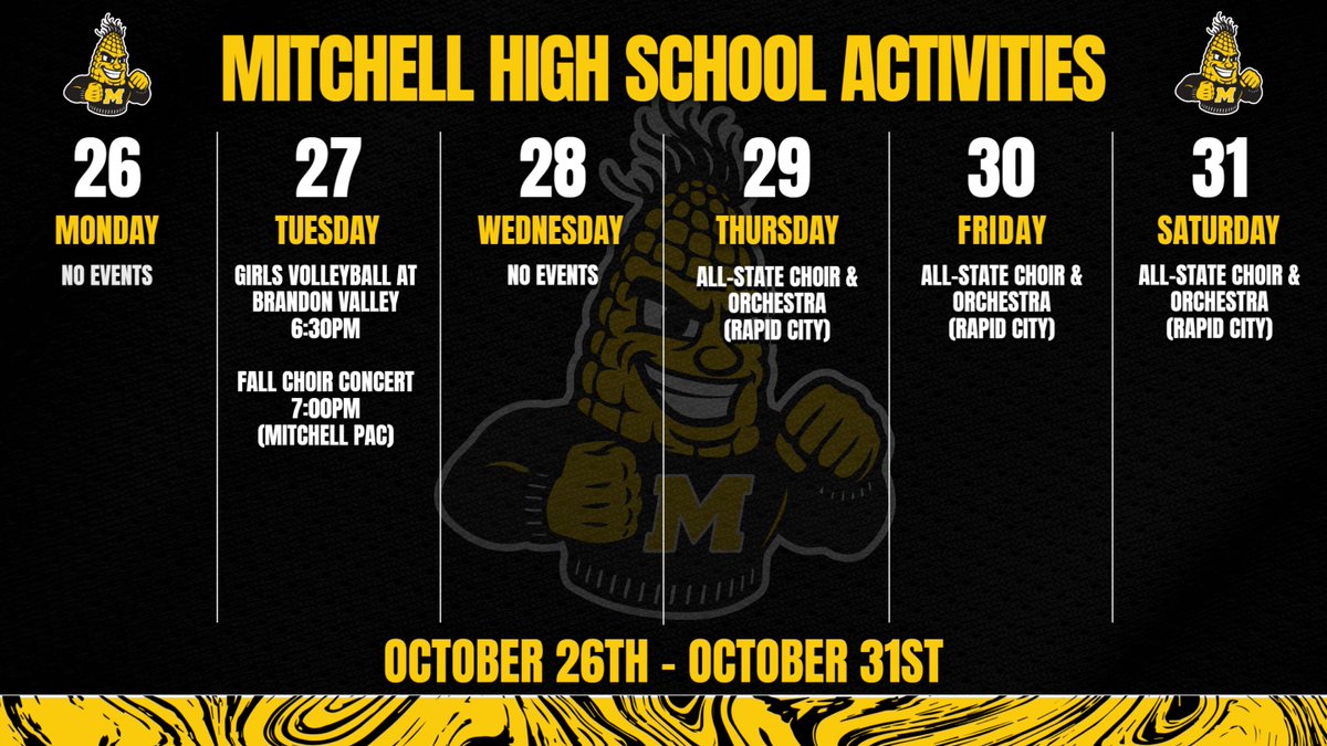 MitchellKernels's tweet photo. Mitchell High School Activities This Week https://t.co/3ZpgKKbWil