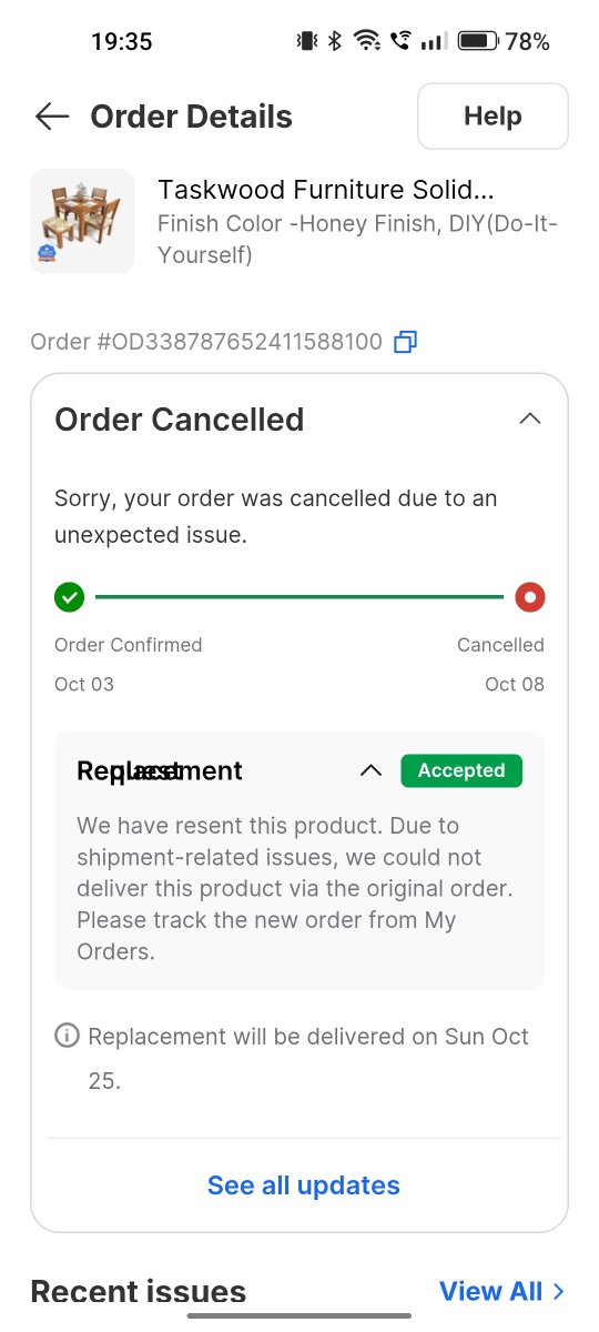 arradhhya's tweet photo. Its been 26 days since i ordered something on flipkart has delayed my order since  ,sent it back , I placed an replacement  and that also got delayed  , have the moral sense to atleast communicate with the consumer @Flipkart @flipkartsupport 
Stop hiding behind bots https://t.co/Zld3RfHp0d