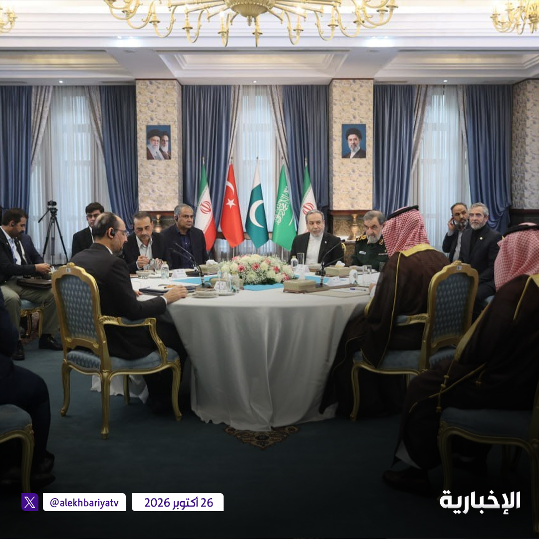 alekhbariyatv's tweet photo. وزير الدفاع الأمير خالد بن سلمان خلال ترؤسه وفد المملكة في الاجتماع الرباعي https://t.co/2bU8EYerHe
