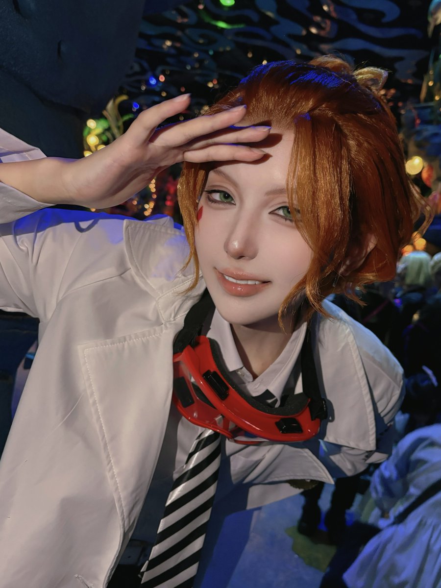 13monthblue's tweet photo. 実験着け〜くん♦️でSea⟡.·*.いてきた📸
 #Dハロツイステ
 #Dハロ仮装2026 https://t.co/iQtXN02Zcp