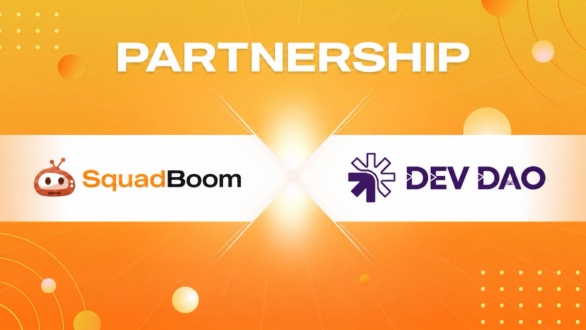 SquadBoomWeb3's tweet photo. 🤝 Big news:
@SquadBoomWeb3 🤝 @DEVDAOOfficial 

🚀 #DevLend is an on-chain lending protocol for AI assets, helping users unlock yield through staking and lending while improving capital efficiency.

Together, we aim to grow the Web3 ecosystem. 🌐

#Web3 #DeFi #AI https://t.co/H8DVRRyAcd
