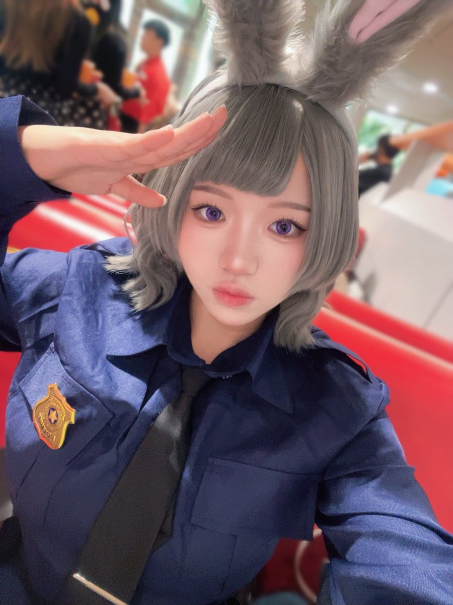 mqrucos's tweet photo. パトロールいってきます！🐰🚓

 #Dハロ仮装 
 #Dハロ仮装2026 https://t.co/HyxsFhSr9Z