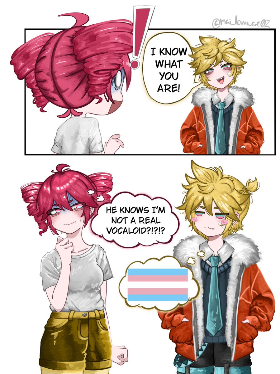 mai_loves_art02's tweet photo. Birdbrain meets Ego Renegade Boy

#重音テト #鏡音レン #KasaneTeto #KagamineLen https://t.co/AHIJCFXK6i