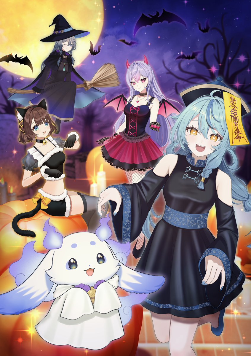 _chouchou_cream's tweet photo. 👻🕯🎃*⸜𝑯𝒂𝒑𝒑𝒚 𝑯𝒂𝒍𝒍𝒐𝒘𝒆𝒆𝒏⸝*👻🍬🎃

あやかきみんなで仮装パーティー🌟

#あやかき展 

(リプにキャラ単体イラストあり) https://t.co/4uEYGpxOIV